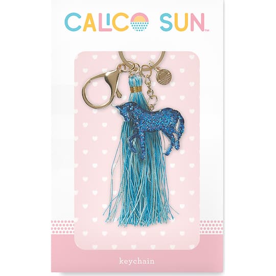 Calico Sun&#x2122; Lucy Unicorn Keychain